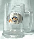 New York Mets MLB Pewter Emblem Glass Tankard