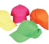 Neon Baseball Caps (1 dz)