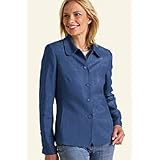 Women's Petite 5-button Brushed Herringbone Blazer at Lands' End