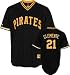 Roberto Clemente Pittsburgh Pirates Black Cooperstown Replica Jersey - M