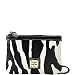 Dooney Bourke Zebra Medium Wristlet Bag for IPOD Black Trim