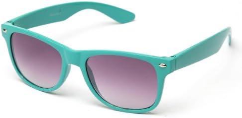 Newbee Fashion® - 80's Classic Blue Brothers Wayfarer Styles Vintage Retro Solid Color Sunglasses