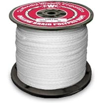 PolyPro Hollow Braid Rope - White - 1/4