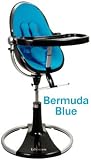 Bloom Fresco Loft High Chair - Black/Bermuda Blue