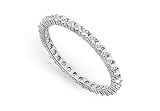 Diamond Eternity Band : 14K White Gold - 0.50 CT Diamonds