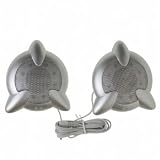 Universal iPod/MP3 Stereo Speakers in Silver. Compatible with iPod Classic 1st - 6th Generations - iPod Mini 1st & 2nd Generations - iPod Nano 1st - 3rd Generations - iPod Shuffle 1st & 2nd Generations - iPod Touch, Microsoft Zune, Creative Zen, and Sandisk Sansa