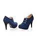 Charm Foot Fashion Womens Platform High Heel Ankle Boots