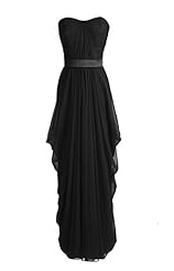 Sweetheart Chiffon  Belted Evening Dress/Bridesmaid Dress/Prom Dress/Party Dress  With Ruffles