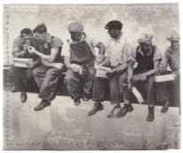 Mastoks Printed Leather Wallet - Atop Rockefeller Center New York NYC Vintage