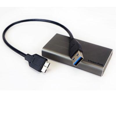 Visiontek - Msata Mini Usb Ssd Enclosure "Product Category: Drive Enclosures/Hd Enclosures Sata"