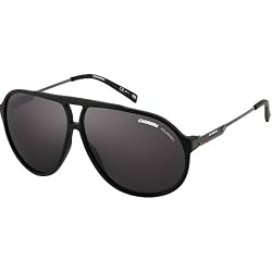 Carrera 5/S Adult Aviator Metal Polarized Lifestyle Sunglasses - Black Matte Dark Ruthenium/Gray
