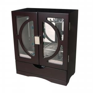 Bianca Upright Windowed Jewelry Box (Java) (11.125