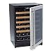 Kitchen & Housewares : Wine Enthusiast 50 Bottle Wine Refrigerator (1-Temp) (Stainless Steel Trimmed Glass