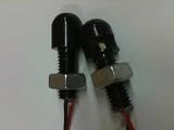 License Plate Bolt Lights Black - Universal Trucks And All Motorcycles Honda, Yamaha, Suzuki, Kawasaki, Harleys, Cruisers, Choppers, Jeep, Wrangler, Trucks Roll Pan, Fender Eliminators LED Lights Licence Plate LED Lights