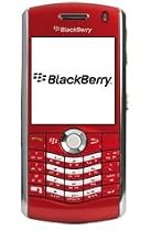 Research In Motion BlackBerry 8120 RED Quad Band Black Cell Phone - Unlocked
