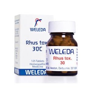 Rhus Tox 30C Homeopathic Tablets x 125