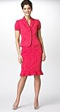 Review   / TAHARI GEOMETRIC JACQUARD SUIT