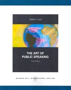 Textbook - The Art of Public Speaking