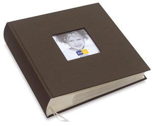 Kolo Hudson Pocket Photo Album - Chocolate, 8frac14; times; 8frac14;