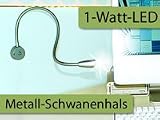 Ultrahelle LED-Lampe mit Metall-Schwanenhals für Wandbefestigung