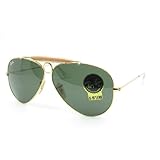Ray Ban Sunglasses RB3138 001 Arista/Crystal Green 62mm
