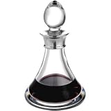 Review Carrs Of Sheffield  / 25cl Mini Decanter- Plain Crystal In Sterling Silver By Carrs Of Sheffield