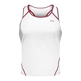 Under Armour HeatGear Womens Velocity Tank Top (White Small)