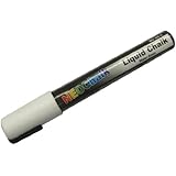 NeoChalk Liquid Chalk Marker Chisel Tip - White