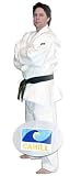 Sporting Goods : Cahill White Double Weave Competition Judo Gi - Size 3 1/2