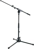 K&M Low-Level Microphone Stand with 2-Piece Boom Arm