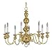 Hinkley 5128PB Virginian Polished Brass Chandelier 30 in. - 5128PB