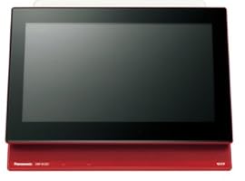 Panasonic ブルーレイディスクプレイヤー搭載 ポータブル地上デジタルテレビ レッド DMP-BV300-R