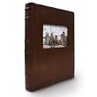 2 Pack Old Town Leather Photo Albums Hold 300 photos - Burgundy