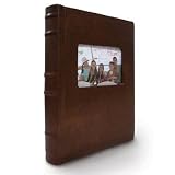 2 Pack Old Town Leather Photo Albums Hold 300 photos - Burgundy