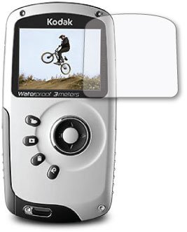 Best Price 2x Kodak Playsport ZX3 Video Camera Premium Clear LCD Screen Protector, no cutting is required, Exact fit and satisfaction guaranteed!