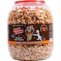 Pup Corn Dog Treats Barrel