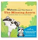 Hallmark Watson the Raccoon Book #2 Watson and the Case of The Missing Acorn~Interactive Storybook~WATSON sold separately