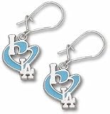 Los Angeles Dodgers 1/2 I Heart LA Enamel Dangle Earrings - Sterling Silver Jewelry