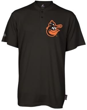 BALTIMORE ORIOLES MLB Cooperstown Collection Retro "Cool Base" Two-Button Replica Baseball Jersey ADULT MEDIUM