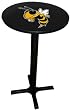 Georgia Tech Yellow Jackets Pub Table with Black Commercial Base