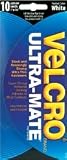 Velcro ULTRA MATE Glue On Coins 1X3/4 10/Pkg White 91010, 3 Item(s)/Order
