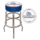 New Trademark Gonzaga University Padded Bar Stool 7.5 Inch High Long Lasting Logo High Quality New Trademark Gonzaga University Padded Bar Stool 7.5 Inch High Long Lasting Logo High Quality