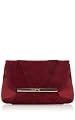 Satin and Suede Clutch