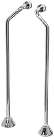 24" 45 Degree Double Offset Supply Line Finish: Chrome