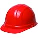 ERB 19134 Omega II Cap Style Hard Hat with Slide Lock, Red