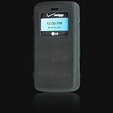 NEW Black Rubber Silicone Skin Protective Case Cover for LG enV2 enV 2 VX9100 VX-9100
