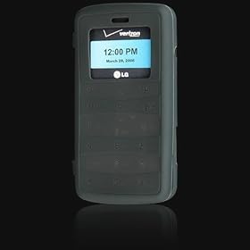 NEW Black Rubber Silicone Skin Protective Case Cover for LG enV2 enV 2 VX9100 VX-9100