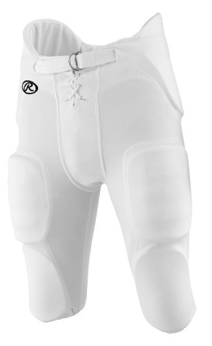 Rawlings Boys' F1500P Football Pant (White, XX-Large)
