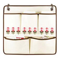 Vine Floral Pockets Wall Organizer