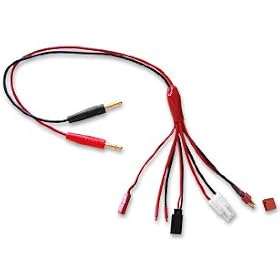 Octopus RC Charging Cable - Charge Anything with this Multi-Connector Charger Adapter from Toy RC Airplanes